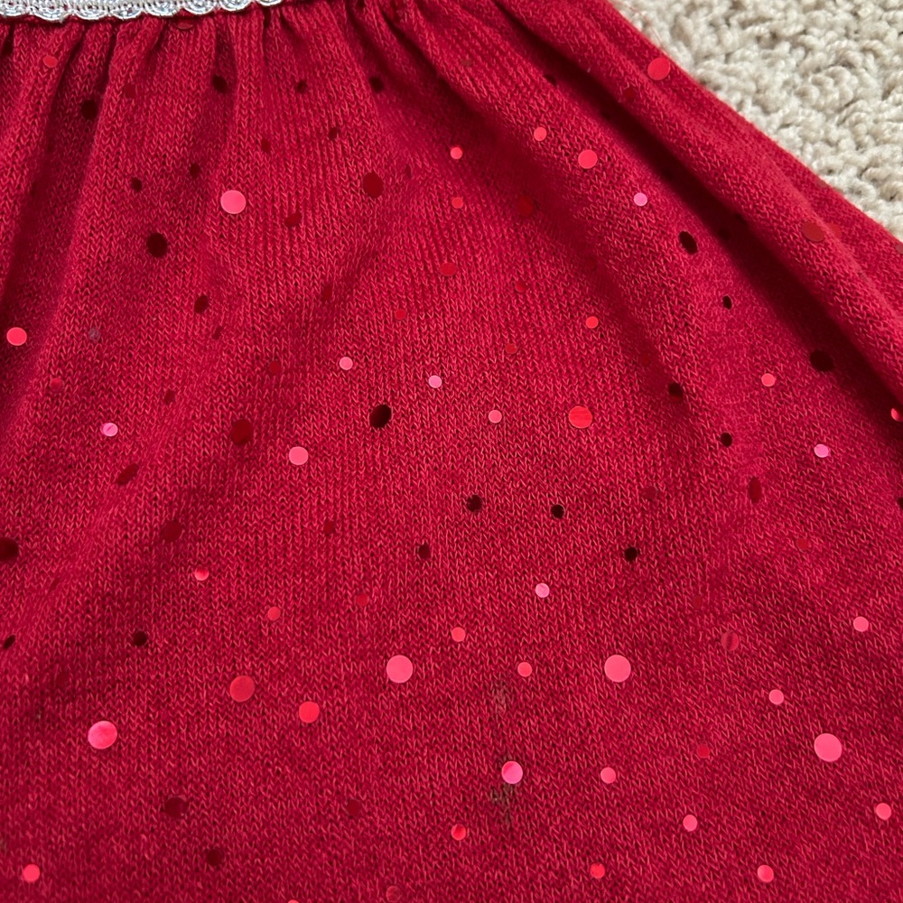 Girls S Small 6/6X 14PC Christmas Holiday Clothing Lot: Dress, Shirts, Disney - Picture 6 of 15